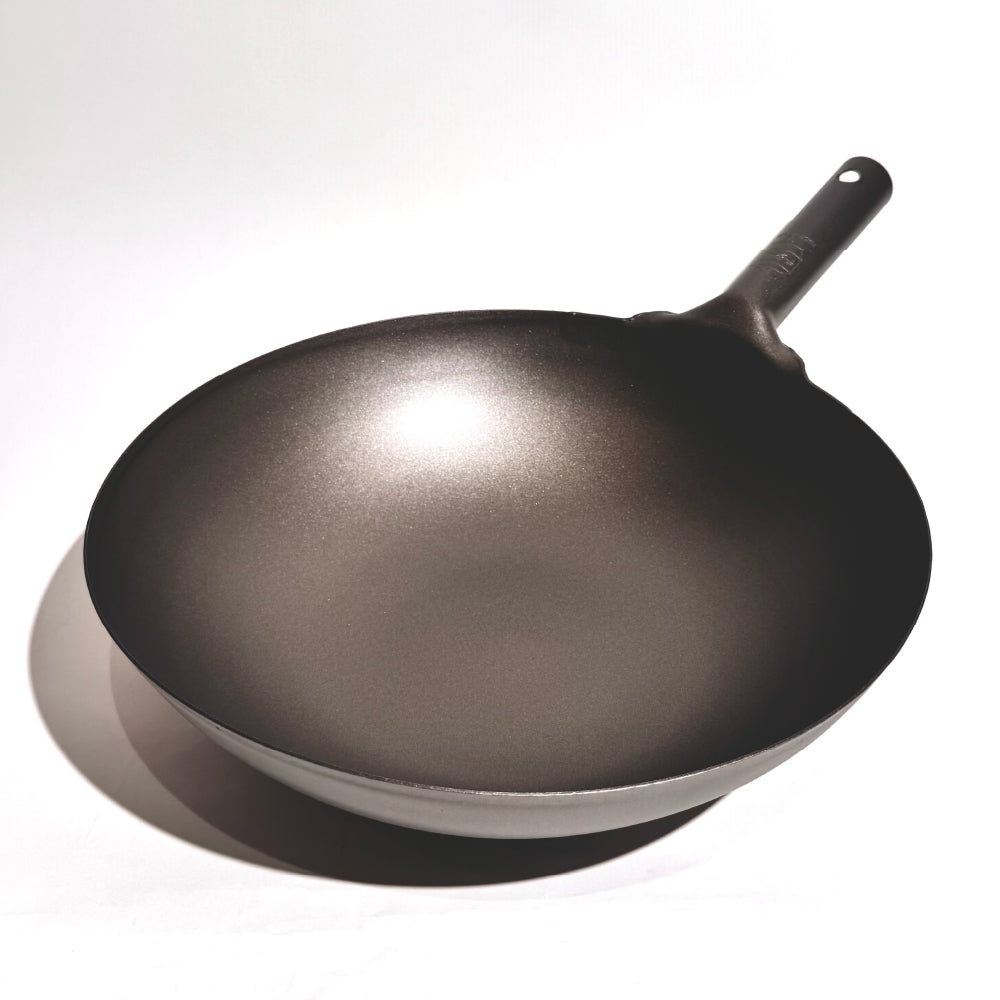🇯🇵 長谷元|日本製 HS純鈦超輕量北京炒鍋|廚師專用鈦鍋|33/36/39cm