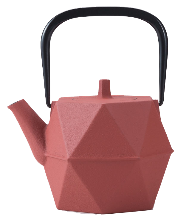 🫖 岩鑄|石榴鑄鐵壺|0.7L 急須附濾網|南部鐵器|鐵壺|急需|鐵瓶|岩鑄|泡茶|琺瑯塗層|茶壺