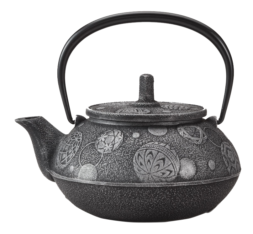 🫖 岩鑄|毬あそび鑄鐵壺|0.65L 5型 急須|南部鐵器|鐵壺|急需|鐵瓶|岩鑄|泡茶|琺瑯塗層|茶壺