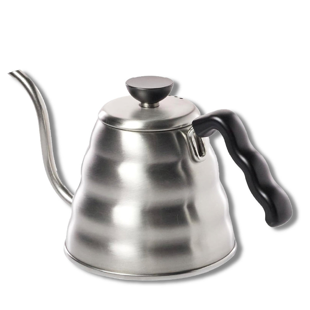 HARIO | 1L / 1.2L Stainless Steel Hand-pour Pot | Coffee Pot | Stainless Steel Narrow Mouth Pot VKB-120HSV