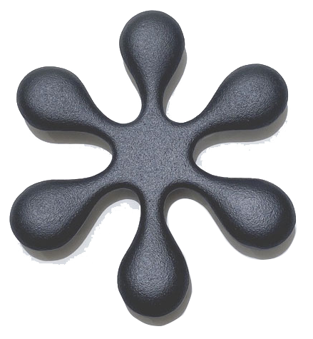 🫖 岩鑄|釜敷トリベット黑色|南部鐵器 | 茶壺墊 |鐵 |茶墊 |底座 |底墊 |鍋墊|隔熱墊|鐵壺墊 #17093