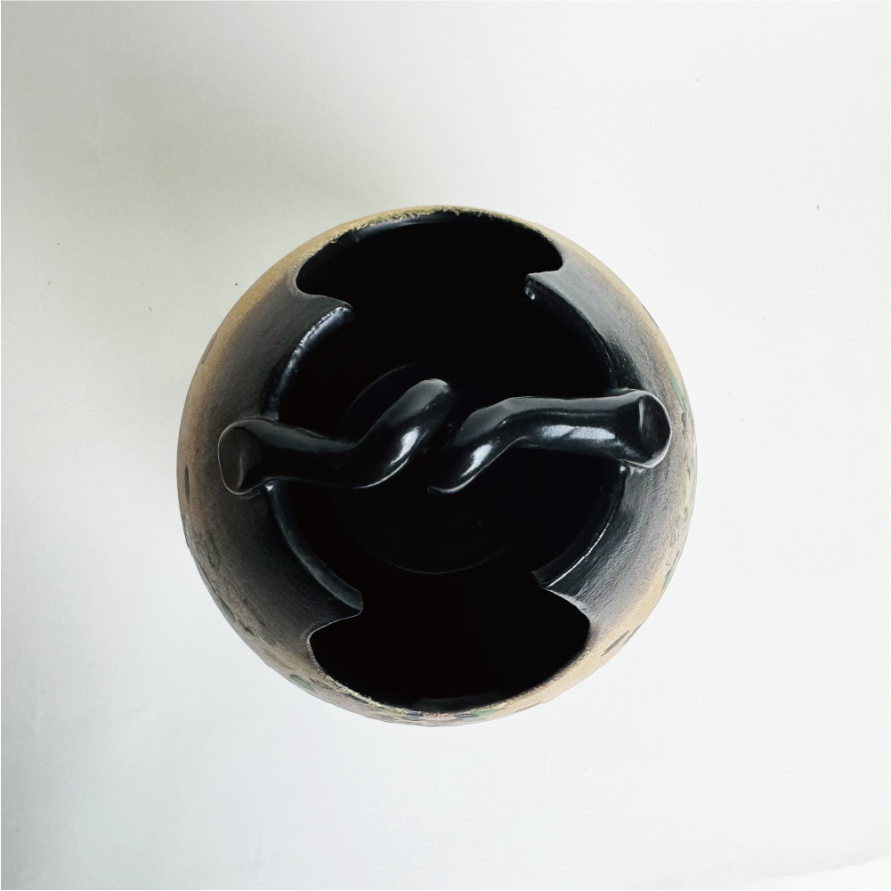 日本九谷燒|弘造工藝師|金閣寺花瓶|