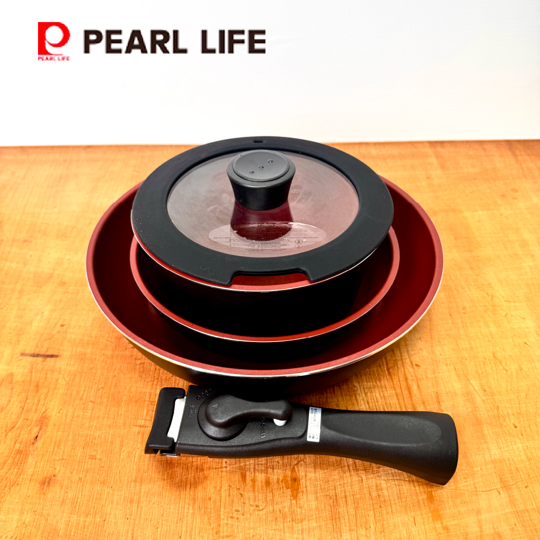 Pearl | Snow Pan | 18cm Stainless Steel Snow Pan | Stainless Steel Snow Pan | Single Handle Pan | Mallet Wood Grain Snow Pan | Camping #H-5172