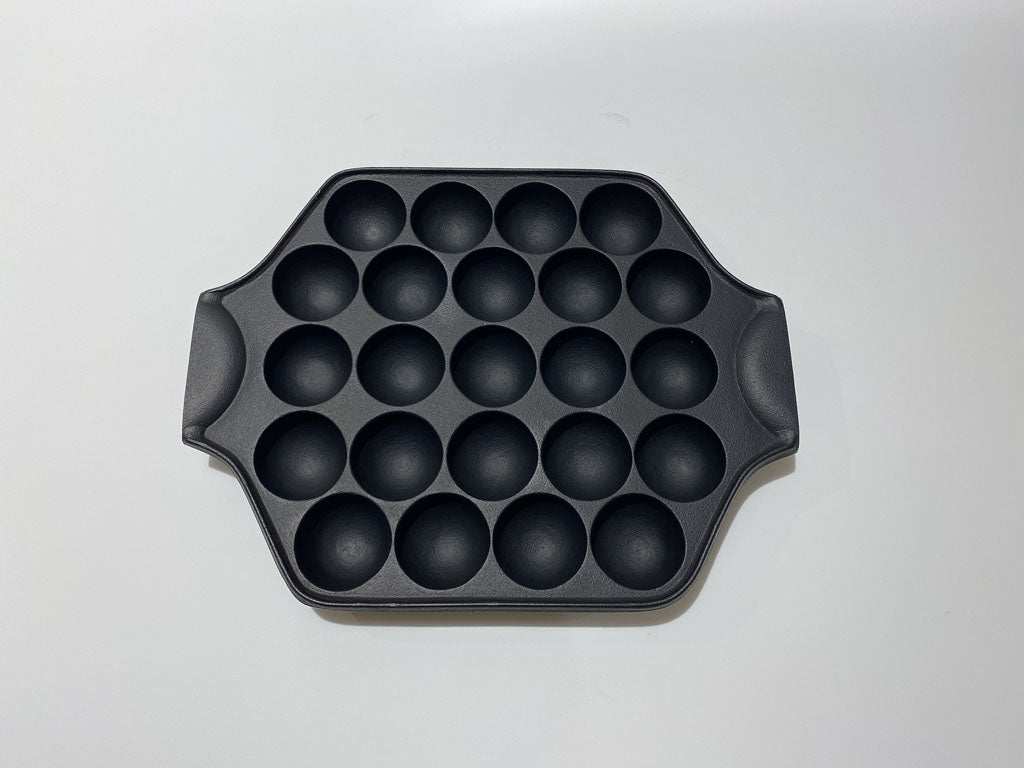 岩鑄|14/23穴 鑄鐵章魚燒鍋|南部鐵器/鑄鐵鍋/章魚燒 /たこ焼き鐵鍋/鐵板章魚燒/烘焙