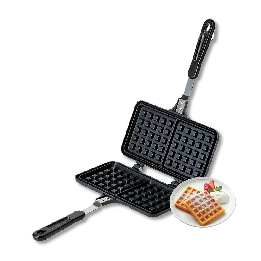 Pearl|鬆餅烤盤|兩格不沾烤模/鬆餅機/DIY/手做料理烤盤/烘焙/ 現貨/D-6540