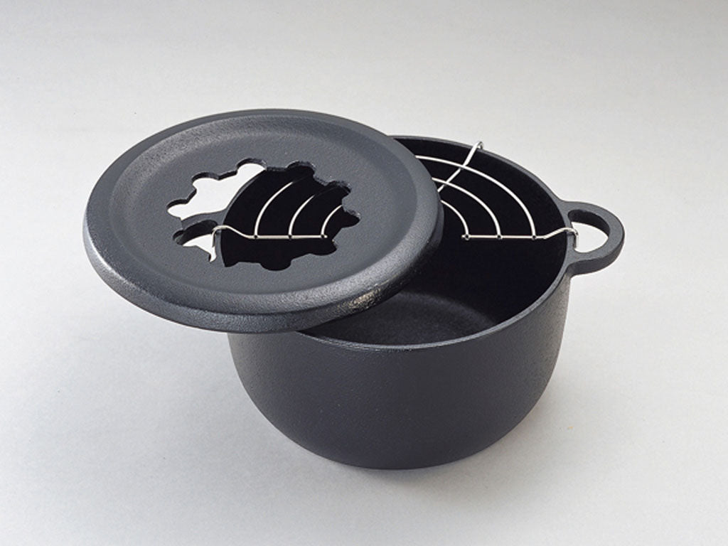 岩鑄|天婦羅油炸鑄鐵鍋|油炸鍋/小火鍋/牛奶鍋/南部鐵器/鑄鐵鍋/油炸鍋 /湯鍋/露營 (25011)
