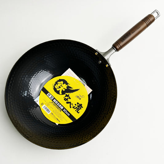 Summit|日本製 超輕量28/30/33公分槌木深型鐵鍋|