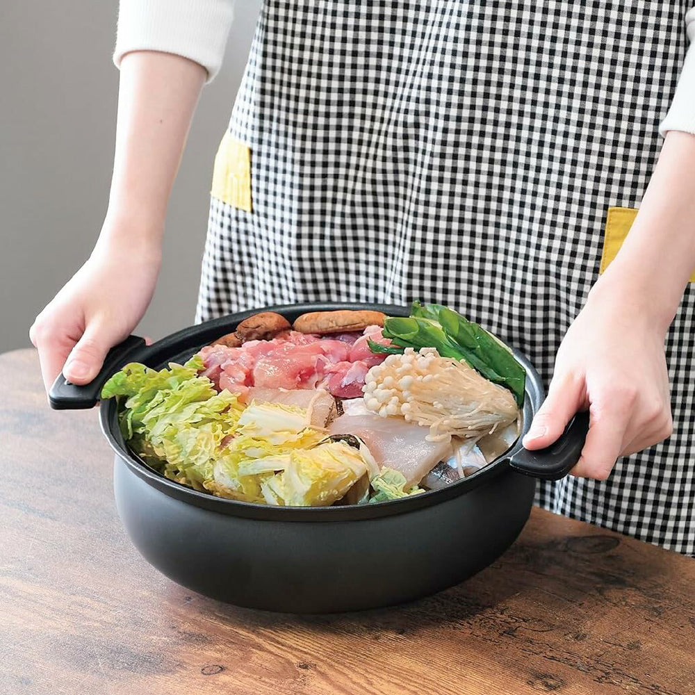 日本 Pearl|輕量土鍋風IH壽喜燒鍋|火鍋|湯鍋 |20cm|24cm|26cm