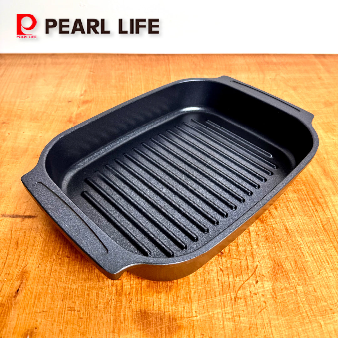 Pearl | Snow Pan | 18cm Stainless Steel Snow Pan | Stainless Steel Snow Pan | Single Handle Pan | Mallet Wood Grain Snow Pan | Camping #H-5172