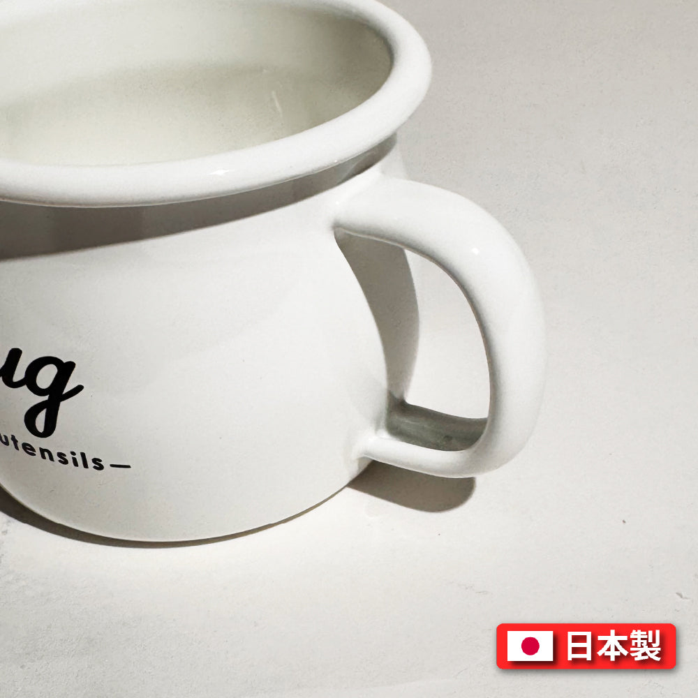 豐琺瑯|YUTAKA-HORO |日本製|馬克杯|Lily White系列|手工琺瑯|LW-208