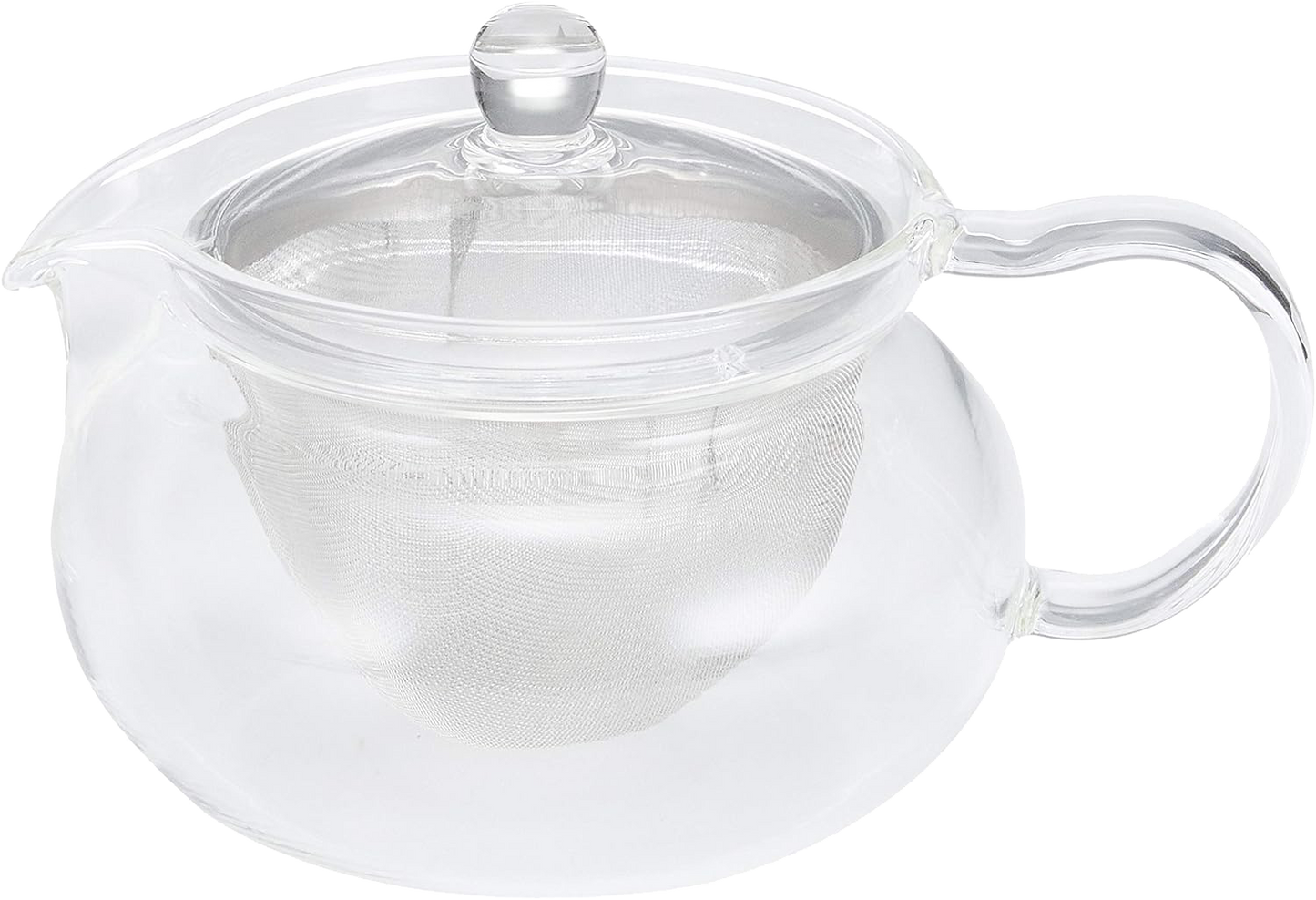 HARIO | 450ml 700ml heat-resistant glass pot with filter | Glass pot/heat-resistant glass pot/flower teapot/wide mouth/brewing pot-CHJMN