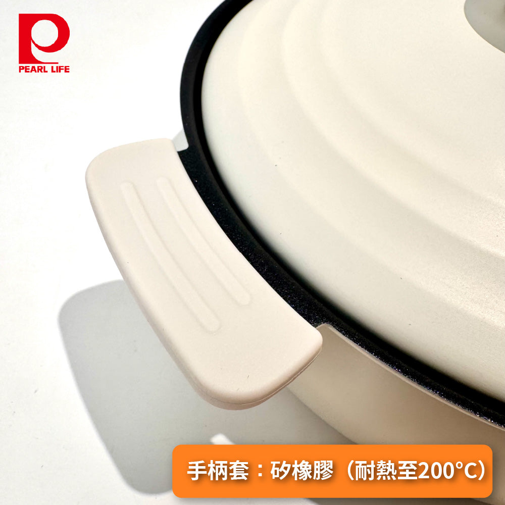 日本 Pearl|輕量土鍋風IH壽喜燒鍋|火鍋|湯鍋 |20cm|24cm|26cm