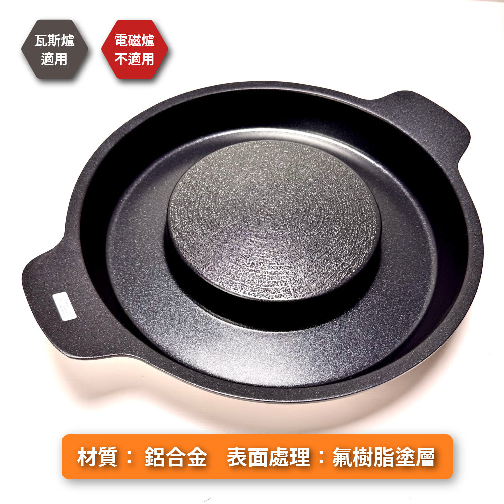 日本 Pearl|28cm 火烤兩用鍋|烤盤|壽喜燒鍋|HC-650