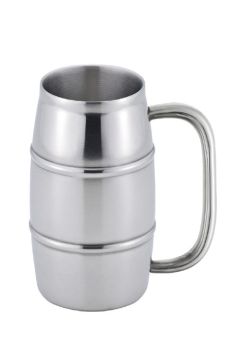 カクセー|500ml 真空雙層啤酒杯|18-8真空保溫杯/桶狀保溫杯/啤酒杯/防結露保冷保溫杯/露營/野餐