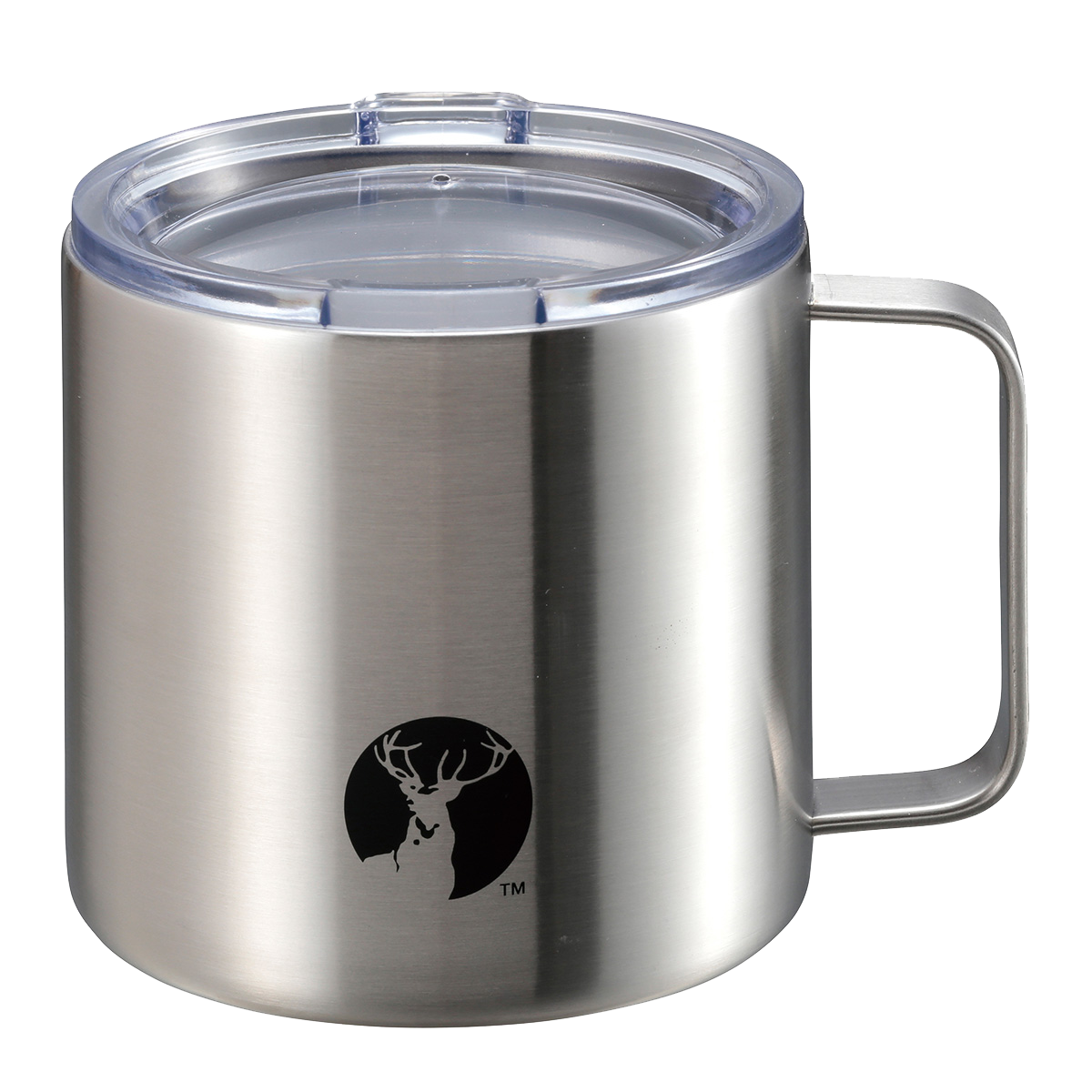 ⛺️LU CAPTAIN STAG|450ml camping double-layered stainless steel mug with lid/vacuum thermos mug/outdoor camping picnic/camping cooker/camping/ready in stock/UE-3495