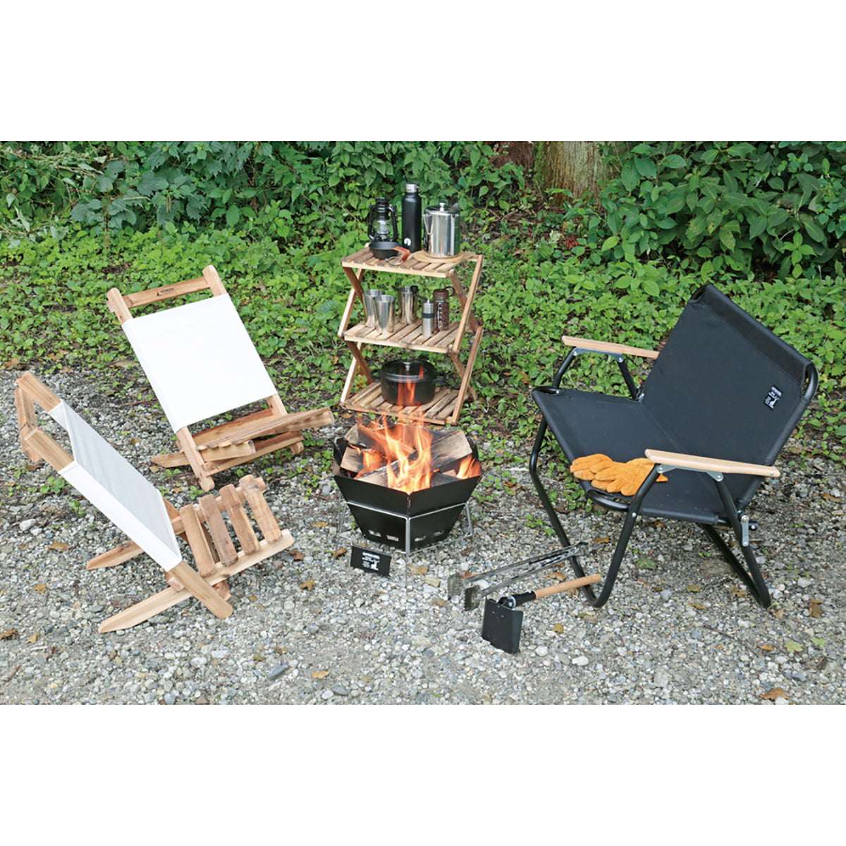 ⛺️ 鹿牌 CAPTAIN STAG| 六角烤肉架|烤肉架|烤爐不銹鋼烤架|多功能燒烤架|露營|烤肉|UG-50