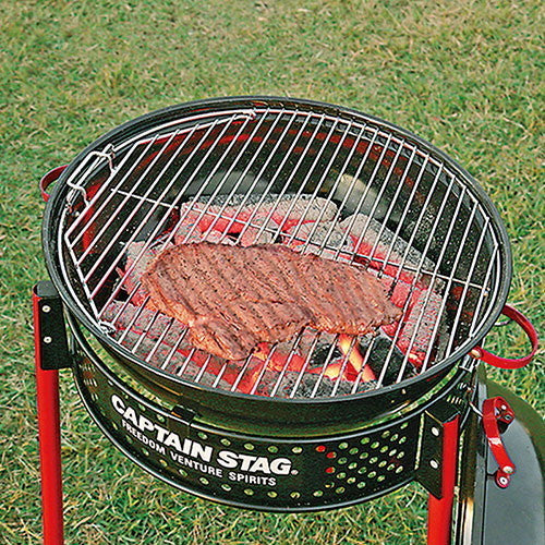 ⛺️ 鹿牌 CAPTAIN STAG| 站著烤|多功能燒烤架/美式烤肉架/啤酒雞/煙燻鍋/露營/戶外烤肉|UG-60