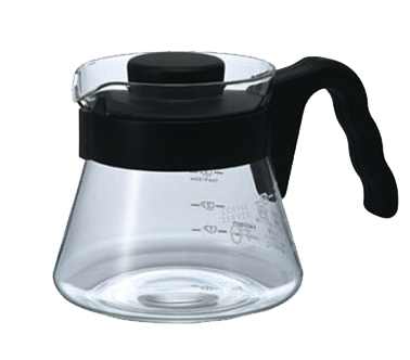HARIO | 450ml 700ml 1000ml coffee pot/V60 series coffee pot/coffee pot/drip pot/tea making/large capacity/heating dual-purpose glass pot VCS-02B