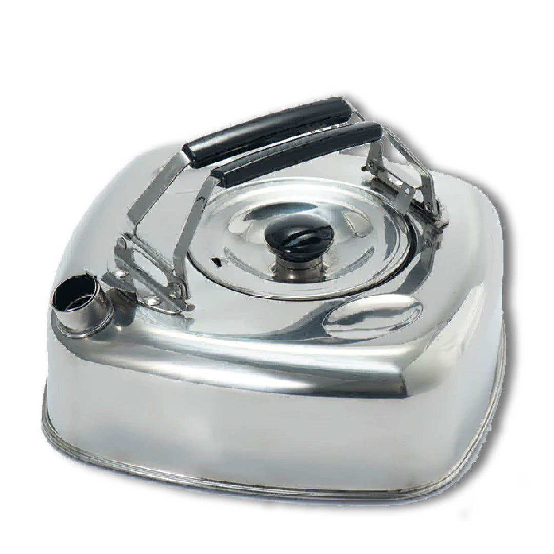 Sugiyama stainless steel square teapot|with filter