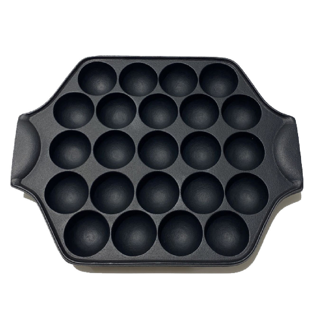 岩鑄|14/23穴 鑄鐵章魚燒鍋|南部鐵器/鑄鐵鍋/章魚燒 /たこ焼き鐵鍋/鐵板章魚燒/烘焙