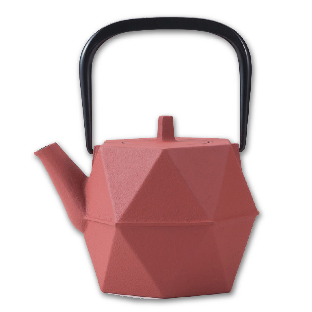 🫖 岩鑄|石榴鑄鐵壺|0.7L 急須附濾網|南部鐵器|鐵壺|急需|鐵瓶|岩鑄|泡茶|琺瑯塗層|茶壺