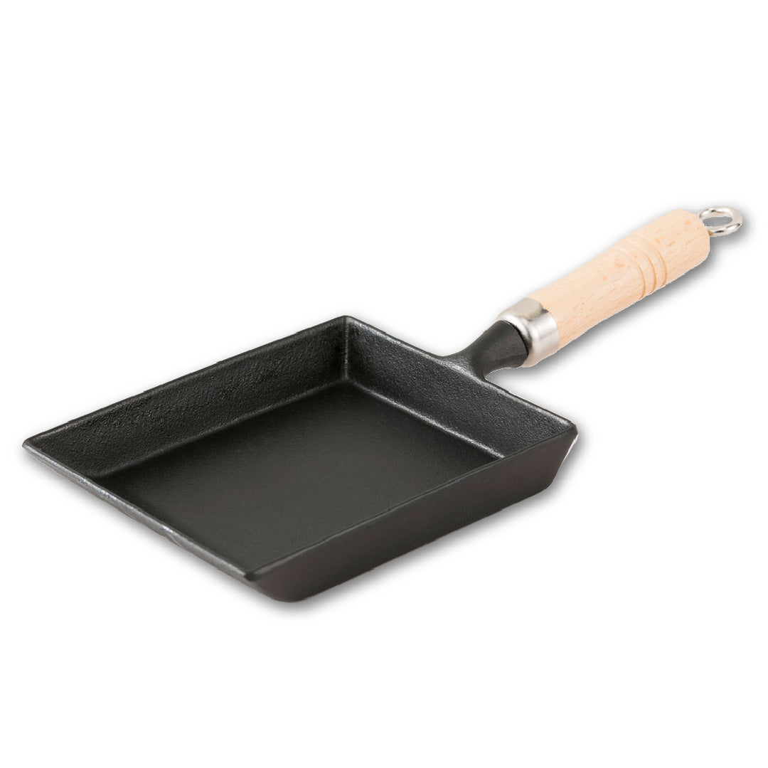 岩鑄|18公分玉子燒|煎蛋鍋/平底鍋/煎鍋/牛排鍋/南部鐵器/鑄鐵鍋/露營/烘焙-24017