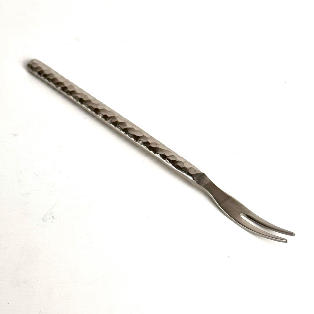 日本 ASAHI|霞 Kasumi 鈦製餐具|錘紋水果叉|TW-109