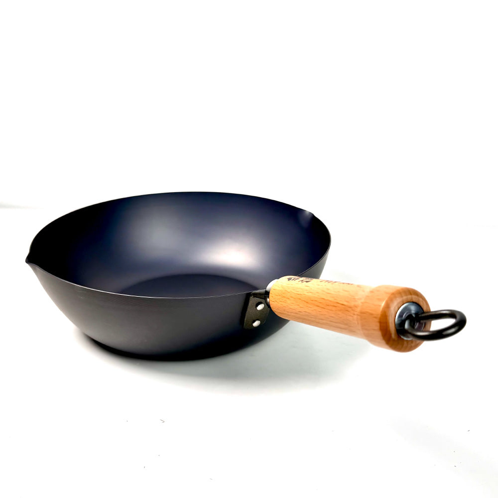 Summit｜日本製｜鐵流｜28cm 窒化鐵鍋｜窒化鍋｜炒鍋｜鐵鍋｜平底鐵鍋｜燕三條製造