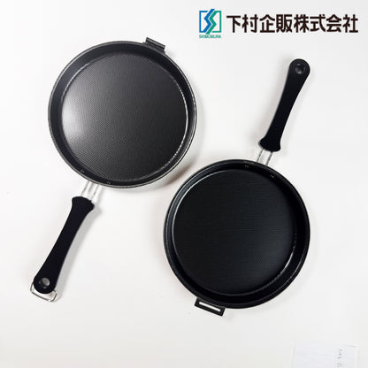 下村企販｜日本製｜大阪燒雙面鍋| 鐵製平底鍋｜ IH適用