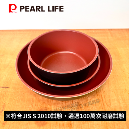 Pearl｜鑽石塗層IH適用不沾鍋五件組｜可拆手把｜烤箱對應｜HB-5621