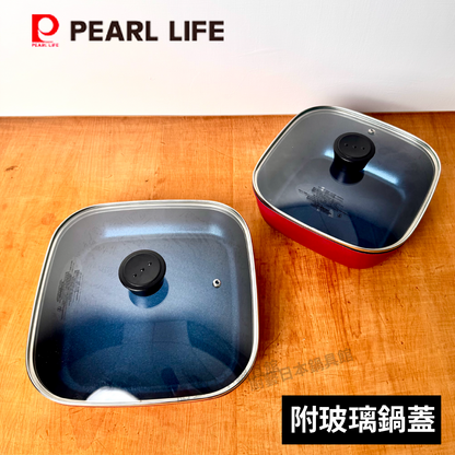 Pearl｜Stack Plus藍鑽塗層｜IH適用｜可拆手柄，方形鍋五件組｜耐磨鑽石塗層｜烤箱適用｜HB-5920