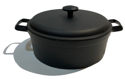 Rock casting｜21/23 cm cast iron double-eared soup pot｜with lid/cast iron pot/soup pot/double-eared pot/southern iron/iron pot/soup pot with lid/2163X