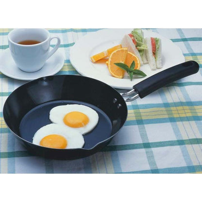 Shimomura Enterprise｜22/26cm thick-bottomed iron pan｜Pan/iron pan/iron pan/frying pan/thick bottom/IH stove/steak pan/omelette pan/iron pan/#17718