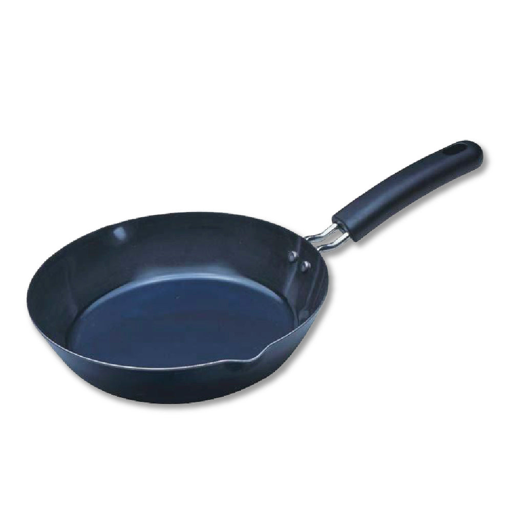 Shimomura Enterprise｜22/26cm thick-bottomed iron pan｜Pan/iron pan/iron pan/frying pan/thick bottom/IH stove/steak pan/omelette pan/iron pan/#17718