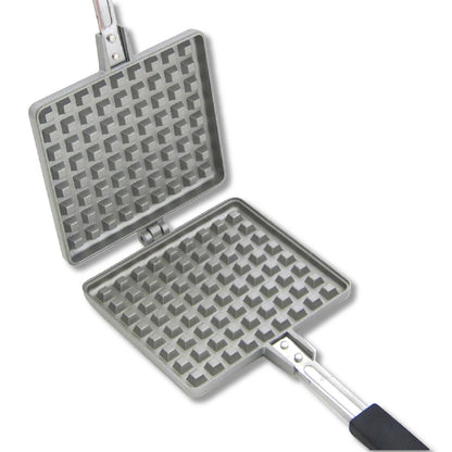 Sugiyama Metal｜Grid Waffle Pan｜Waffle/DIY/Camping/Induction Cookable/Non-stick Baking Pan/Ready Stock #KS-2936