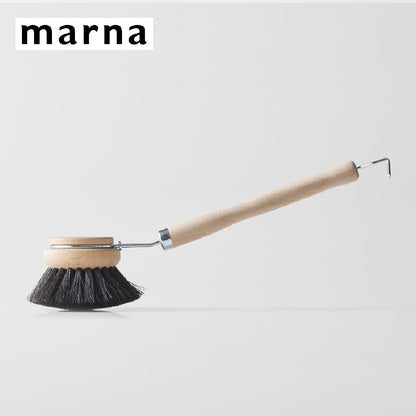 MARNA｜馬毛鍋刷｜附手柄｜廚房清潔刷｜K-814