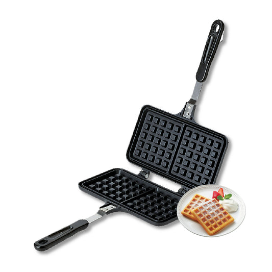Pearl｜Waffle Pan｜Two-compartment non-stick baking pan/waffle machine/DIY/hand-made cooking baking pan/baking/ready in stock/D-6540