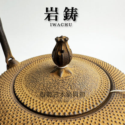 🫖 Rock Casting｜Sakumo Kiyoshi｜Famous Craftsman Series｜1.9L 23-type Southern Type Amara Iron Bottle/Iron Kettle/Uncoated/Iron Bottle/Southern Iron Ware/Collection/Tea/11001 