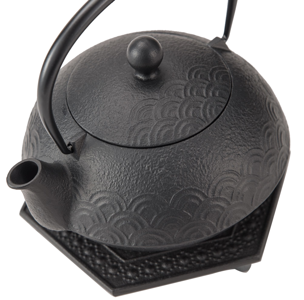 🫖 Rock cast｜Qinghai wave cast iron kettle｜0.65L 5-type iron bottle combined with urgent need｜Nanbu ironware｜Iron kettle｜Urgent need｜Iron bottle｜Rock cast｜tea making｜teapot｜uncoated 