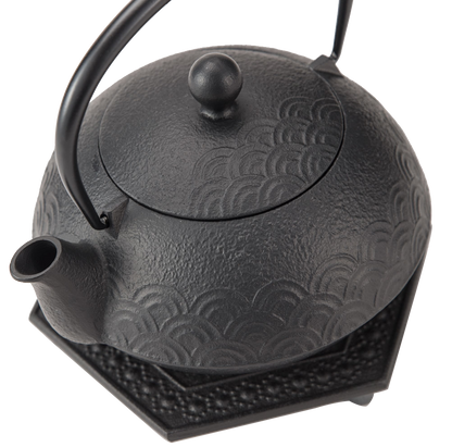 🫖 Rock cast｜Qinghai wave cast iron kettle｜0.65L 5-type iron bottle combined with urgent need｜Nanbu ironware｜Iron kettle｜Urgent need｜Iron bottle｜Rock cast｜tea making｜teapot｜uncoated 