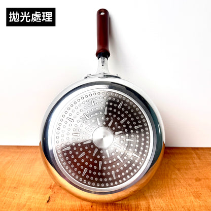 漆山金屬｜日本製｜IH-Gatto 深型不沾平底鍋系列｜24cm／28cm｜輕量耐用｜全熱源對應