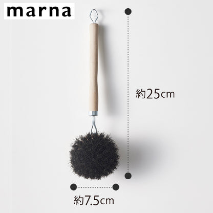 MARNA｜馬毛鍋刷｜附手柄｜廚房清潔刷｜K-814