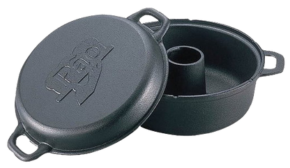 Chi Yong｜Multi-purpose handmade pot｜With iron lid/Chiffon cake/Cake model/Baking/Iron pot/Cast iron pot/Hot pot/Griddle/994521