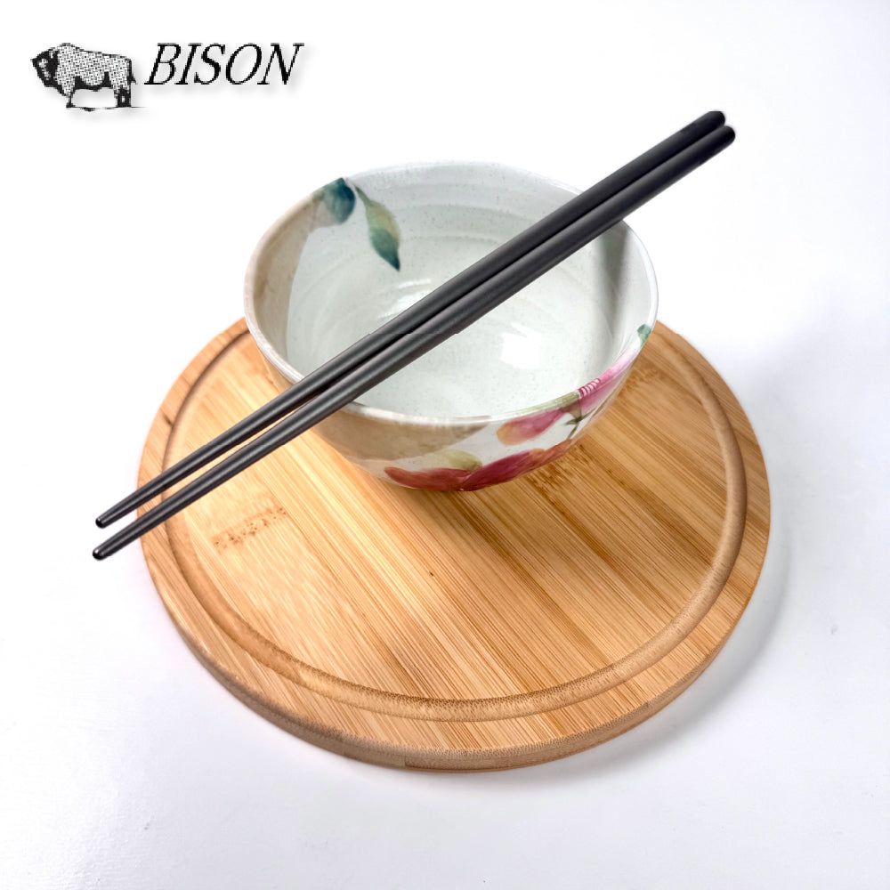 BISON 匠作純鈦筷｜日本製造｜霧面噴砂｜純鈦餐具