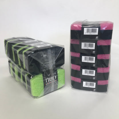 TOWA | Microfiber double-sided sponge brush | A great helper for cleaning non-stick pots, glass, and porcelain!
