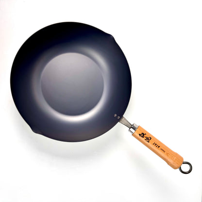 Summit｜日本製｜鐵流｜28cm 窒化鐵鍋｜窒化鍋｜炒鍋｜鐵鍋｜平底鐵鍋｜燕三條製造