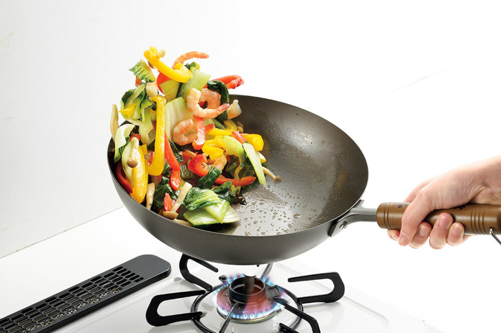 🇯🇵 Craftsman of Yanren｜Ultra-lightweight titanium pot｜Made in Japan｜28/30/33 cm｜Tsubame Sanjo Sakura Gin｜Wok/titanium pot/pure titanium wok/titanium pot/99.9% pure titanium/ready in stock