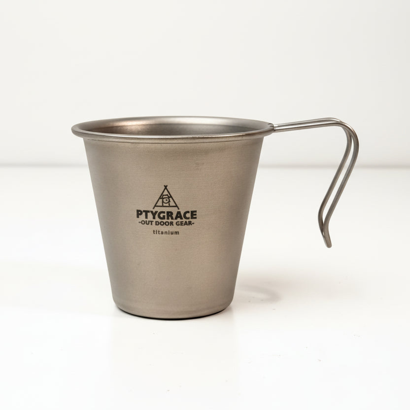 純鈦杯日本製｜PTYGRACE PY-C013｜380ml 超輕量鈦製水杯– 廚藝日本鍋具館