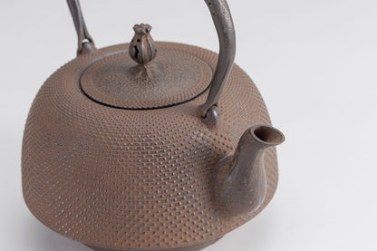 🫖 Rock Casting｜Sakumo Kiyoshi｜Famous Craftsman Series｜1.9L 23-type Southern Type Amara Iron Bottle/Iron Kettle/Uncoated/Iron Bottle/Southern Iron Ware/Collection/Tea/11001 