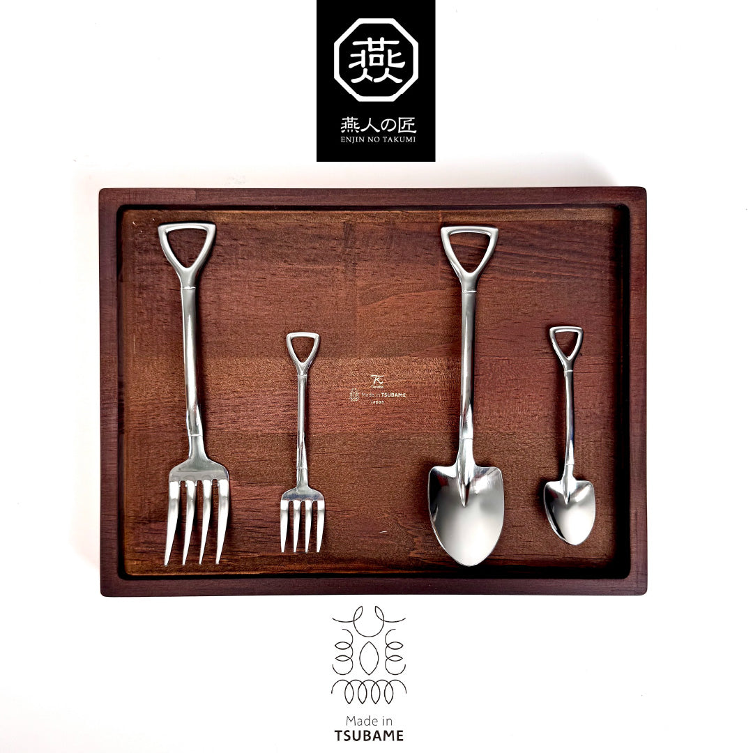燕人之匠｜燕三條不鏽鋼餐具｜甜點匙｜咖哩勺｜水果叉｜義大利麵叉